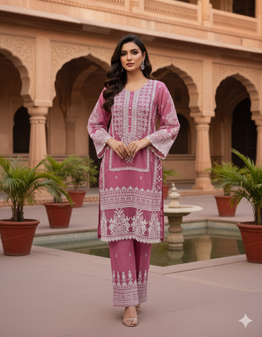 3PC Khaddi Net Kamiz Kurta Shalwar