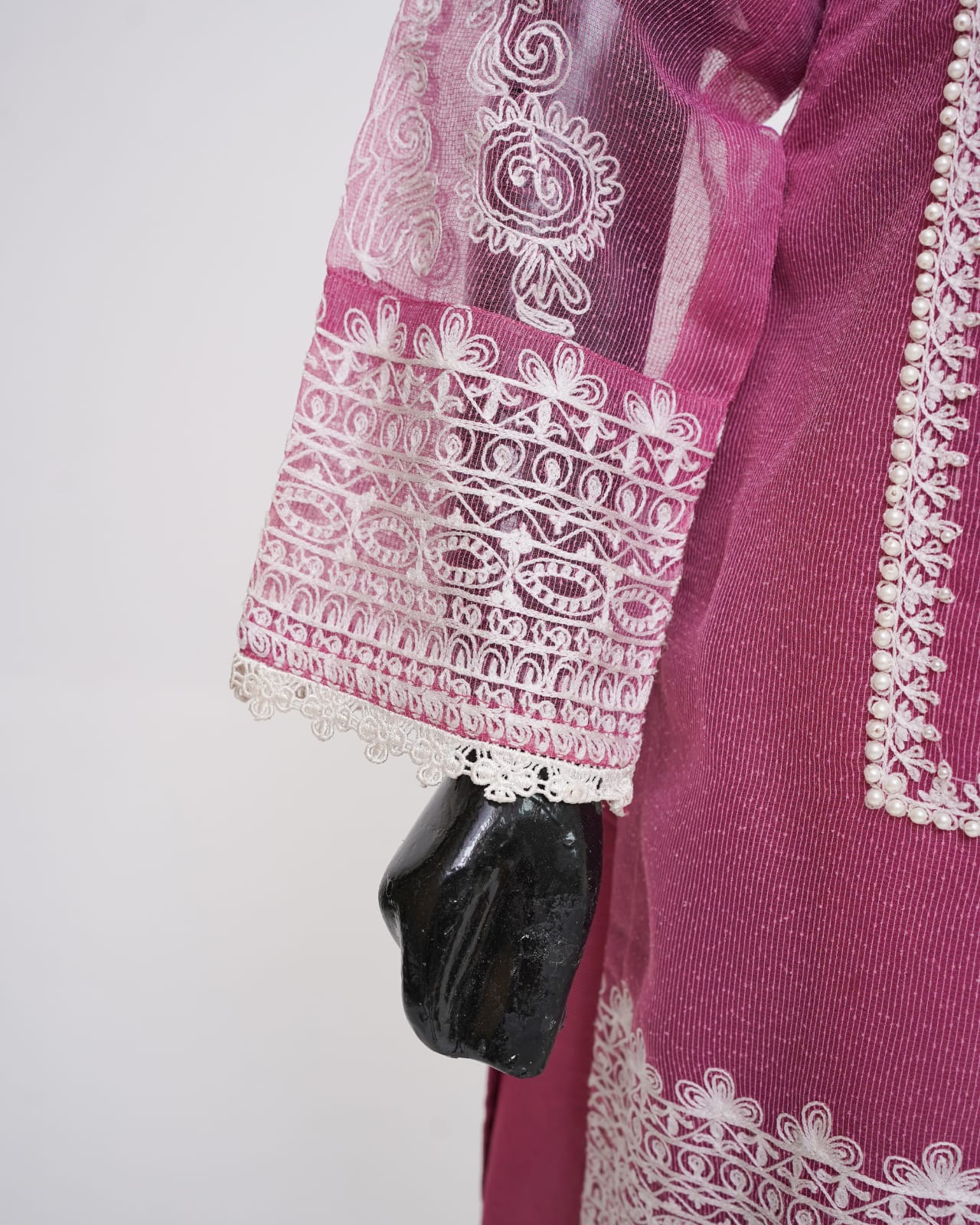 3PC Khaddi Net Kamiz Kurta Shalwar