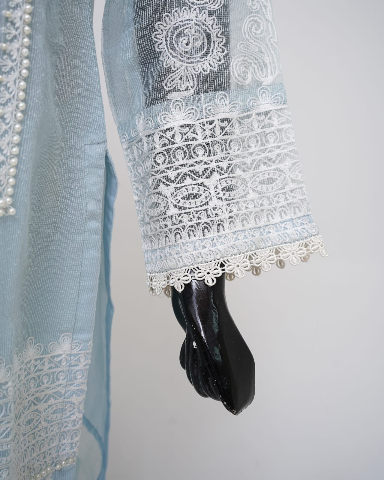 Khaddi Net Kamiz Dupatta Shalwar